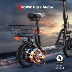 ISCOOTER i12 - Trottinette électrique 500W 36V 7.5AH
