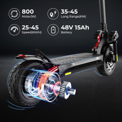 ISCOOTER iX4 - Trottinette électrique 800W 48V 15AH