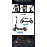 ISCOOTER iX6 - Trottinette électrique 1000W 48V 17.5AH