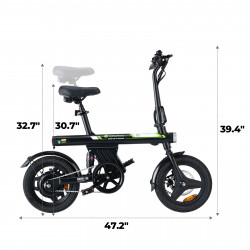 ISINWHEEL U1 - Vélo à assistance électrique 250W 36V 7.8AH