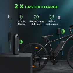 ISINWHEEL M10 - Vélo à assistance électrique 250W 36V 10.4AH