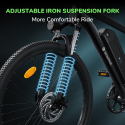 ISINWHEEL M10 - Vélo à assistance électrique 250W 36V 10.4AH