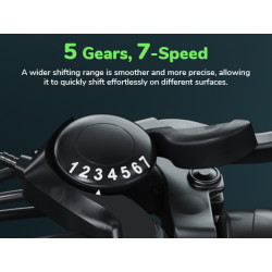 ISINWHEEL M10 - Vélo à assistance électrique 250W 36V 10.4AH