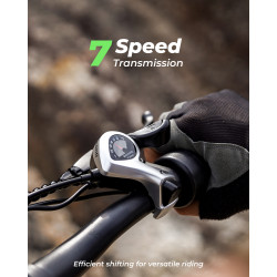 ISINWHEEL M10 Plus - Vélo à assistance électrique 250W (+750W) 48V 13AH