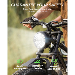 ISINWHEEL M10 Plus - Vélo à assistance électrique 250W (+750W) 48V 13AH