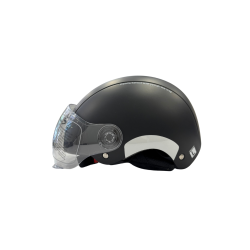 Casque Pemila vélo/trottinette avec visière et protection d'oreille