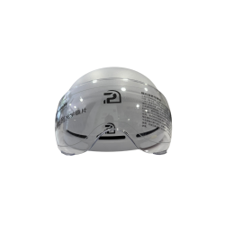 Casque Pemila vélo/trottinette avec visière et protection d'oreille