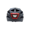 Casque vélo/skate feu avant et arrière Noir