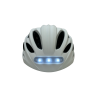 Casque vélo/skate feu avant et arrière Blanc