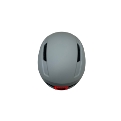 Casque vélo/skate feu arrière Gris