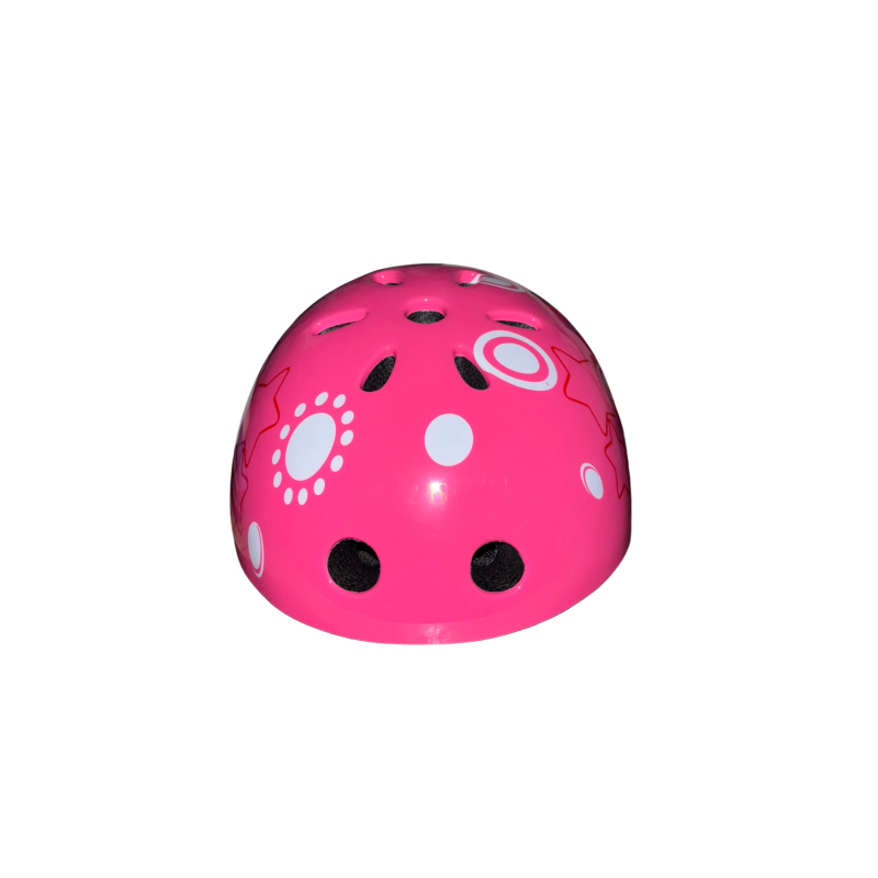 Casque West Biking enfant vélo/skate/trottinette rose