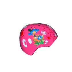 Casque West Biking enfant vélo/skate/trottinette rose