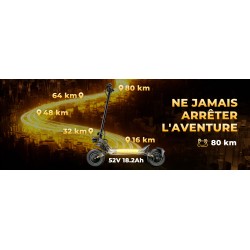 ISINWHEEL GT4 - Trottinette électrique 2*1500W 52V 20AH