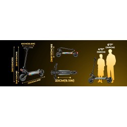ISINWHEEL GT4 - Trottinette électrique 2*1500W 52V 20AH