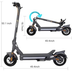 CUNFON RZ800 - Trottinette électrique 1200W 48V 15.6AH