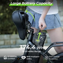 ISINWHEEL U4 - Vélo à assistance électrique 250W 36V 10.4AH