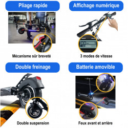 Location trottinette électrique 1 Semaine RIDER T4-ZRINO