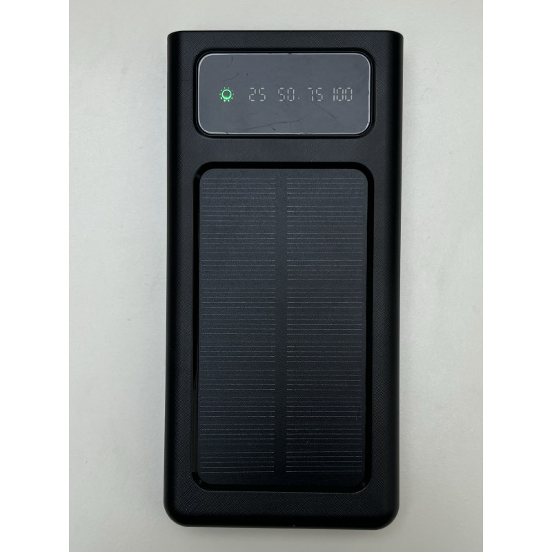 Power bank à recharge solaire 50000 MAH Noir