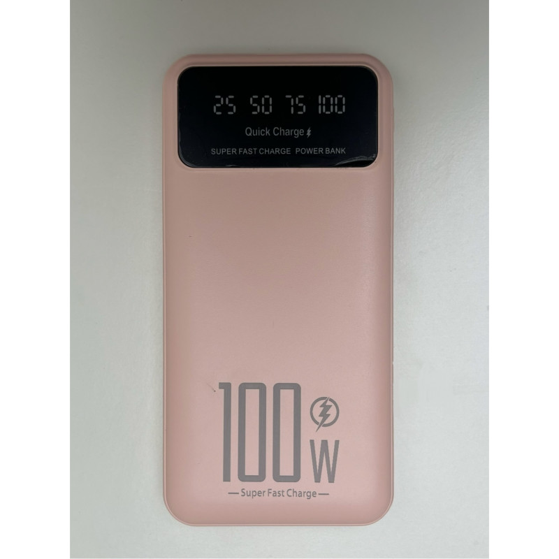 Power bank  100W Noir/Blanc/Rose/Violet