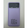 Power bank  100W Noir/Blanc/Rose/Violet