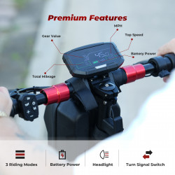 ISINWHEEL GT1 - Trottinette électrique 800W 48V 10AH