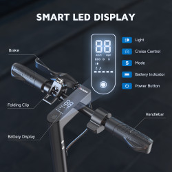 ISCOOTER i9 S - Trottinette électrique 500W 36V 10AH