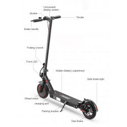 ISCOOTER i9 Pro - Trottinette électrique 350W 36V 7.5AH