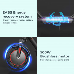 ISCOOTER i9 Max - Trottinette électrique 500W 36V 10.5AH