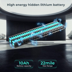 ISCOOTER i9 Max - Trottinette électrique 500W 36V 10.5AH