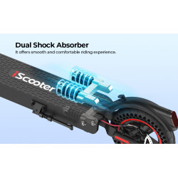 ISCOOTER i9 Max - Trottinette électrique 500W 36V 10.5AH