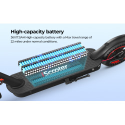ISCOOTER i9 Max - Trottinette électrique 500W 36V 10.5AH